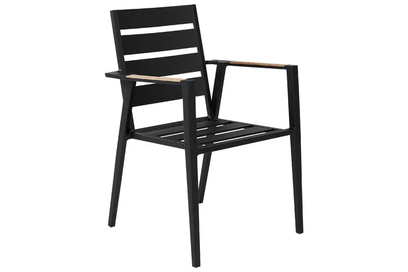 Fortify Käsinojatuoli - Musta/Harmaa - Puutarhakalusteet - Puutarhatuoli - Karmituoli ulos