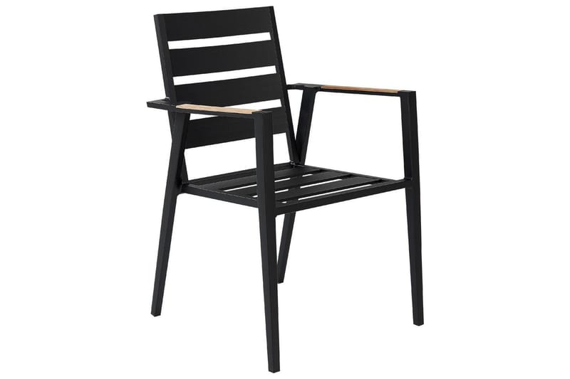 Fortify Käsinojatuoli - Musta/Harmaa - Puutarhakalusteet - Puutarhatuoli - Karmituoli ulos