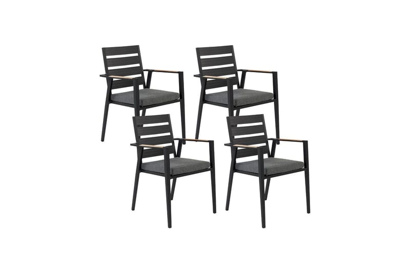 Fortify Käsinojatuoli - Musta/Harmaa - Puutarhakalusteet - Puutarhatuoli - Karmituoli ulos