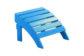 Fotstöd Beliani Adirondack Blå blue