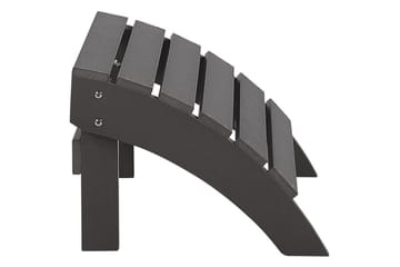 Fotstöd Beliani Adirondack Blå Dark grey - Puutarhakalusteet - Puutarhatuoli - Jalkarahi & jakkara ulkokäyttöön