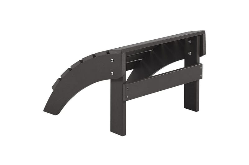 Fotstöd Beliani Adirondack Blå Dark grey - Puutarhakalusteet - Puutarhatuoli - Jalkarahi & jakkara ulkokäyttöön