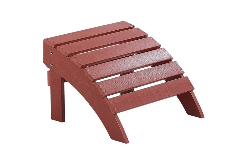 Fotstöd Beliani Adirondack Blå Red