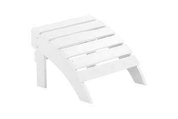 Fotstöd Beliani Adirondack Blå White