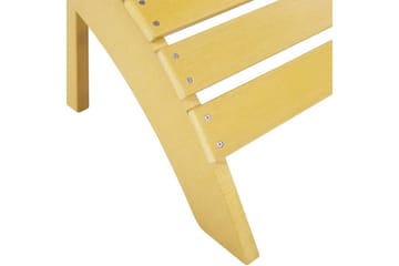 Fotstöd Beliani Adirondack Blå Yellow - Puutarhakalusteet - Puutarhatuoli - Jalkarahi & jakkara ulkokäyttöön