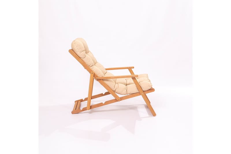 Gardellis Aurinkotuoli 40x40 cm - Ruskea/Kerma - Puutarhakalusteet - Puutarhatuoli - Aurinkotuoli