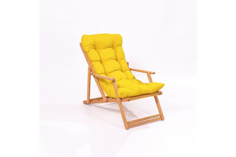 Gardellis Aurinkotuoli 43x46,5 cm, Keltainen/Luonnonväri