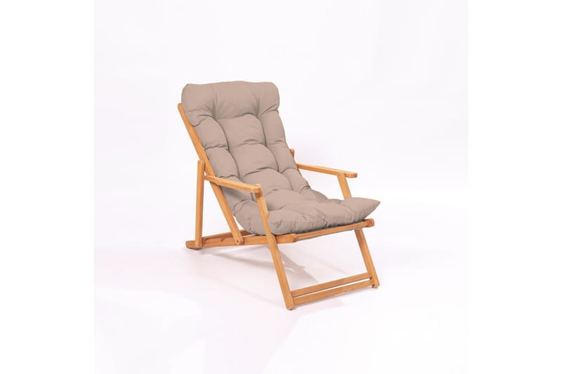 Gardellis Aurinkotuoli 58x49 cm - Ruskea/Luonnonväri - Puutarhakalusteet - Puutarhatuoli - Aurinkotuoli