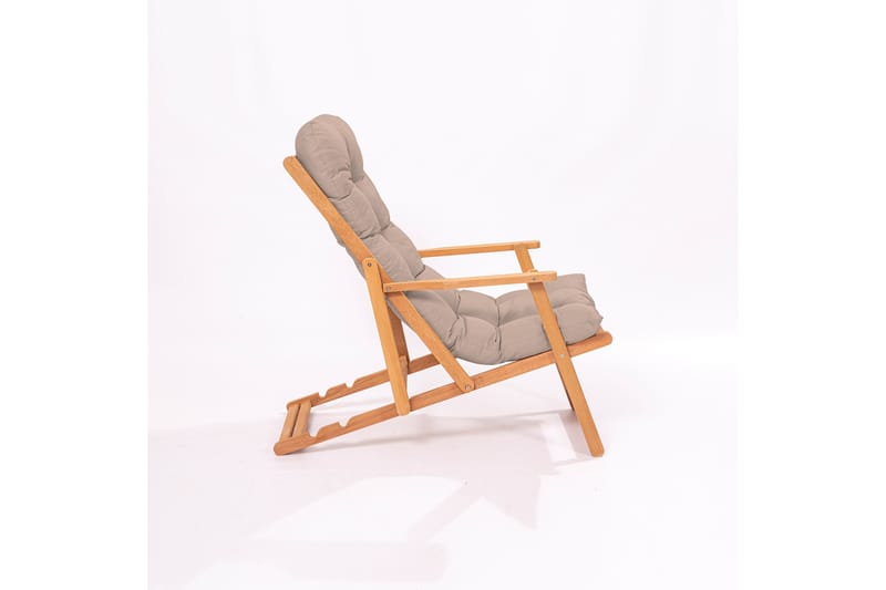 Gardellis Aurinkotuoli 58x49 cm - Ruskea/Luonnonväri - Puutarhakalusteet - Puutarhatuoli - Aurinkotuoli