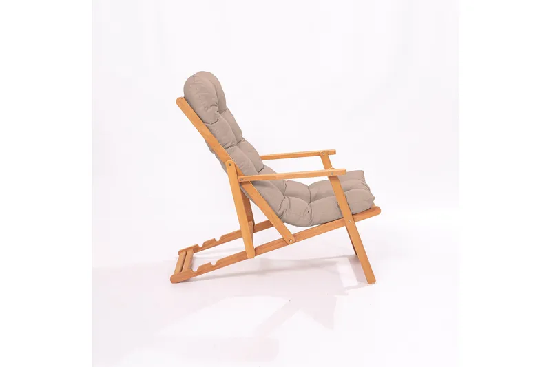 Gardellis Aurinkotuoli 58x49 cm - Ruskea/Luonnonväri - Puutarhakalusteet - Puutarhatuoli - Aurinkotuoli