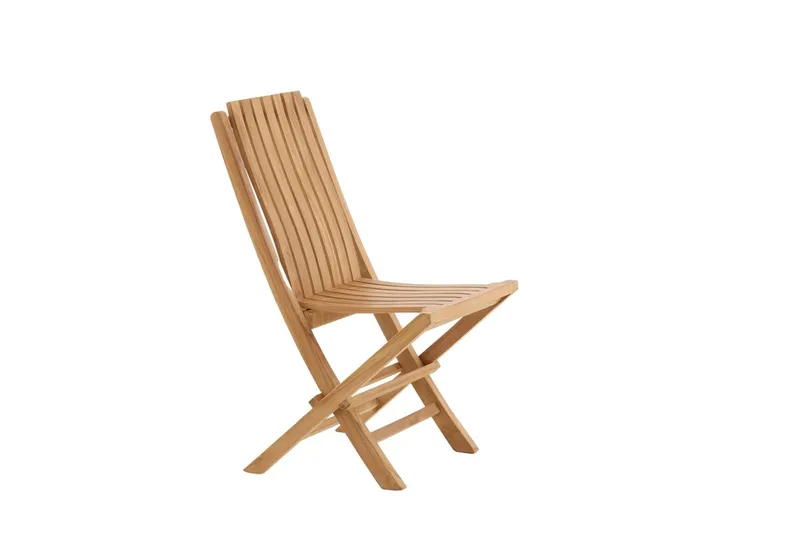 Ghana ruokatuoli ulkokäyttöön - Luonnonväri - Puutarhakalusteet - Puutarhatuoli - Karmituoli ulos