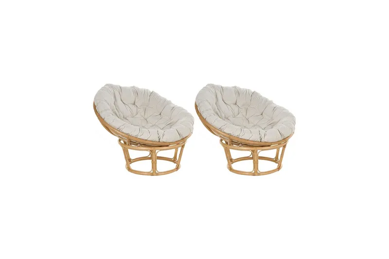 Giorgio Ulkotuoli - Luonnollinen Beige - Puutarhakalusteet - Puutarhatuoli - Ulkotilan nojatuolit
