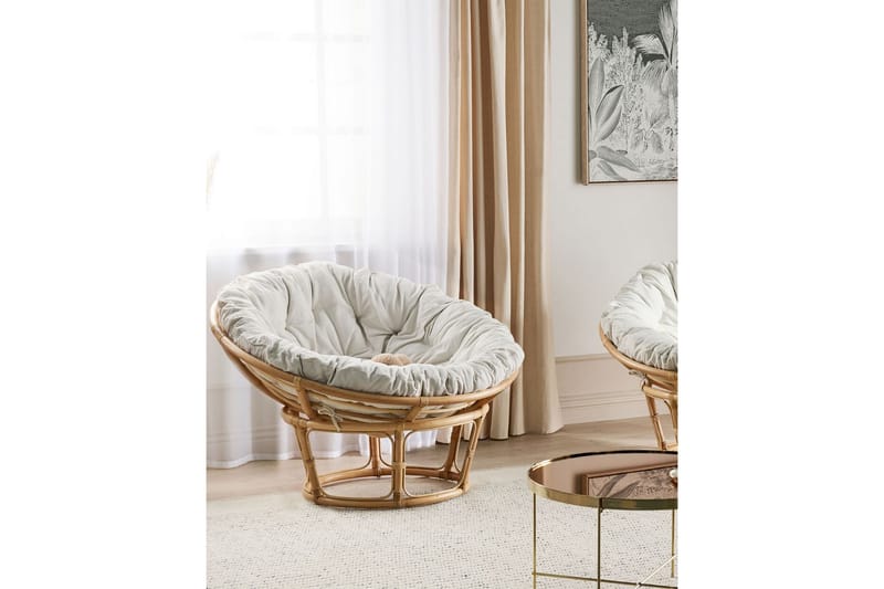 Giorgio Ulkotuoli - Luonnollinen Beige - Puutarhakalusteet - Puutarhatuoli - Ulkotilan nojatuolit