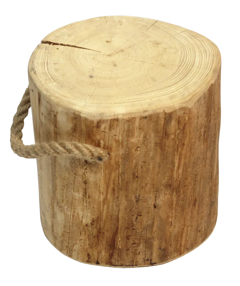 Hillerstorp EcoFurn Stubbe Pölkky 30 cm Ø23–30 cm luonto, Luonnonvärinen