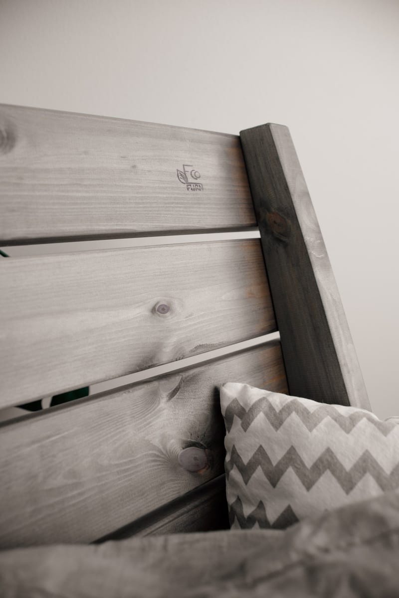 Hillerstorp EcoFurn ulkotuoli Granny Double mänty öljytty harmaa - Harmaa - Puutarhakalusteet - Puutarhatuoli - Ulkotilan nojatuolit
