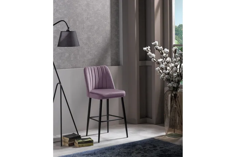 Huddy Baarituoli Utomhus 99 cm - Violettic/Musta - Huonekalut - Tuoli & nojatuoli - Baarituoli