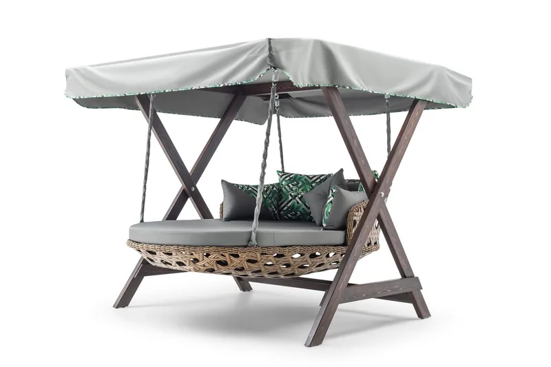 Hux Riipputuoli 188x140 cm, Harmaa