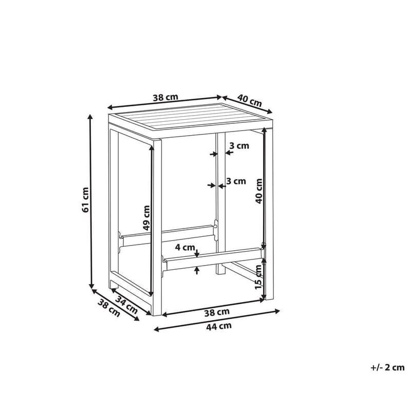 Jakkara Avetrana - Puutarhakalusteet - Puutarhatuoli - Parveketuoli & taittotuoli ulos
