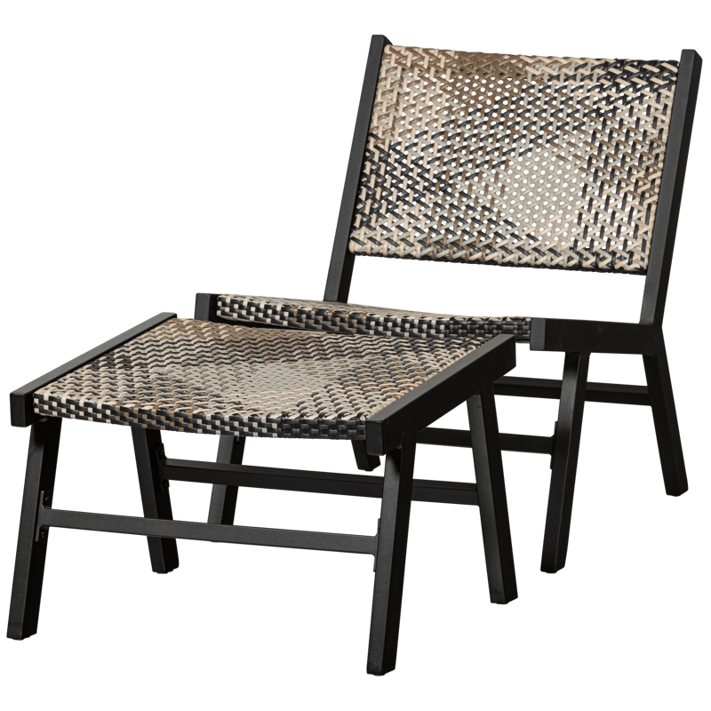 Jalkarahi Pom 57 cm ulkokäyttöön - Monivärinen - Puutarhakalusteet - Puutarhatuoli - Parveketuoli & taittotuoli ulos