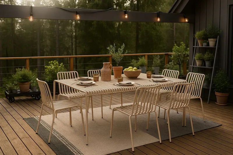 Jarva Ruokatuoli - Beige - Puutarhakalusteet - Puutarhatuoli - Karmituoli ulos