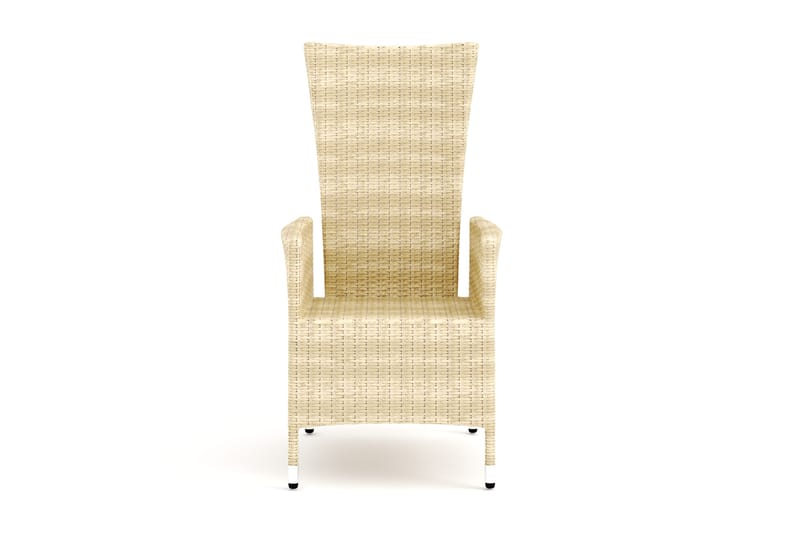 Jenny ulkoruokatuoli, säädettävä - Beige - Puutarhakalusteet - Puutarhatuoli - Ulkotilan nojatuolit