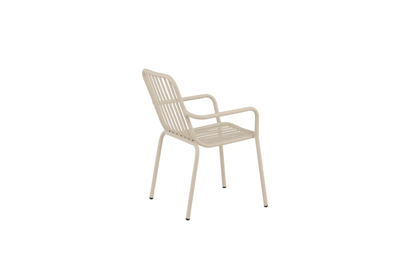 Käsinojallinen tuoli Peking - Beige - Puutarhakalusteet - Puutarhatuoli - Karmituoli ulos