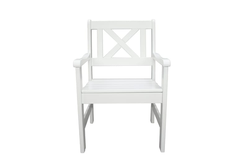 Nojatuoli Olivo  Valkoinen - Puutarhakalusteet - Puutarhatuoli - Karmituoli ulos