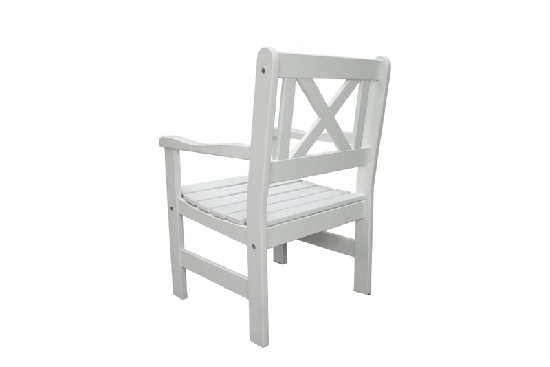 Nojatuoli Olivo  Valkoinen - Puutarhakalusteet - Puutarhatuoli - Karmituoli ulos