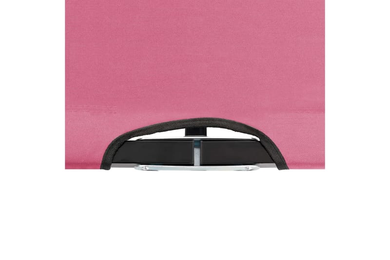 Kahden hengen kokoontaitettava aurinkotuoli pinkki teräs - Pinkki - Puutarhakalusteet - Puutarhatuoli - Aurinkotuoli