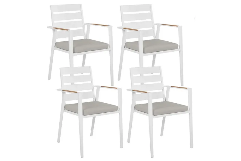 Karmstol Vit, Grå, Brun