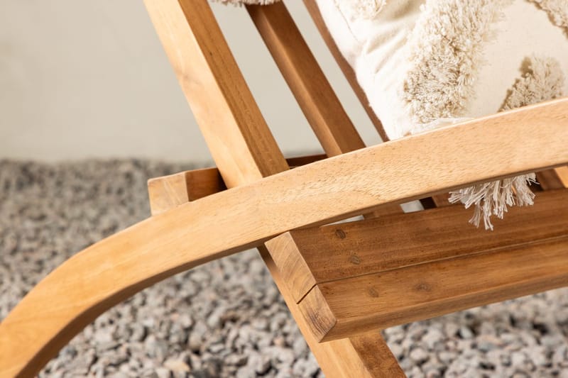 Kenya nojatuoli ulkokäyttöön - Luonnonväri - Puutarhakalusteet - Puutarhatuoli - Ulkotilan nojatuolit