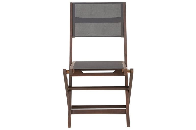 Kettelle Taittotuoli Ulkokäyttöön 57x50x90 cm - Tummanruskea/Harmaa - Puutarhakalusteet - Puutarhatuoli - Parveketuoli & taittotuoli ulos