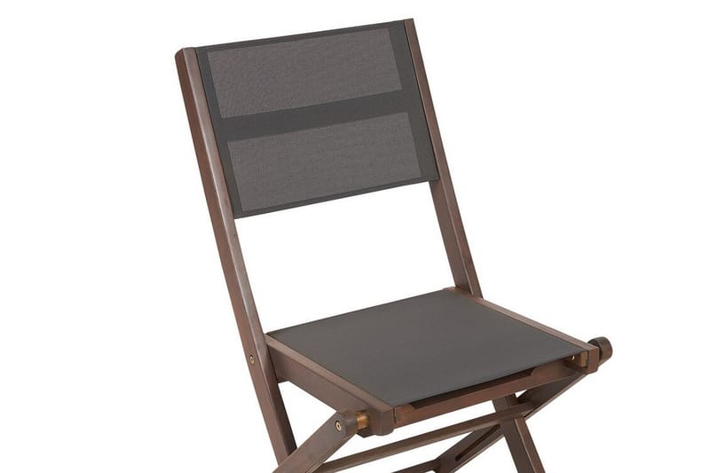 Kettelle Taittotuoli Ulkokäyttöön 57x50x90 cm - Tummanruskea/Harmaa - Puutarhakalusteet - Puutarhatuoli - Parveketuoli & taittotuoli ulos