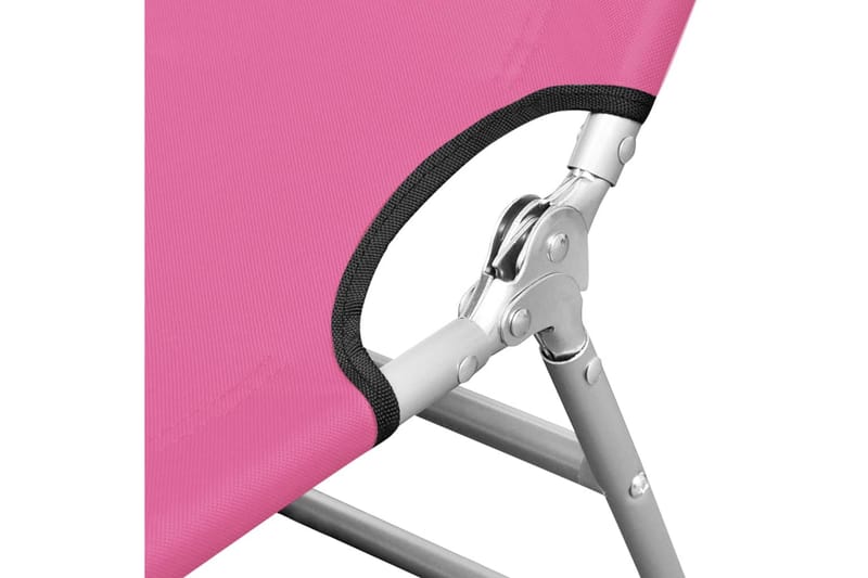 Kokoontaitettava aurinkotuoli p�äätuella teräs magenta pinkki - Pinkki - Puutarhakalusteet - Puutarhatuoli - Aurinkosänky & aurinkovaunu