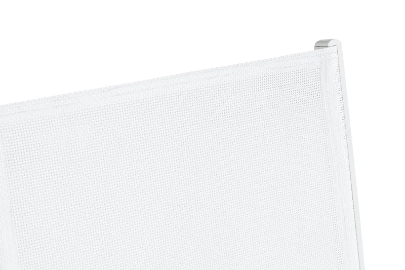 Las Vegas Pinottava Tuoli Ulkokäyttöön - Valkoinen/Tiikki - Puutarhakalusteet - Puutarhatuoli - Karmituoli ulos