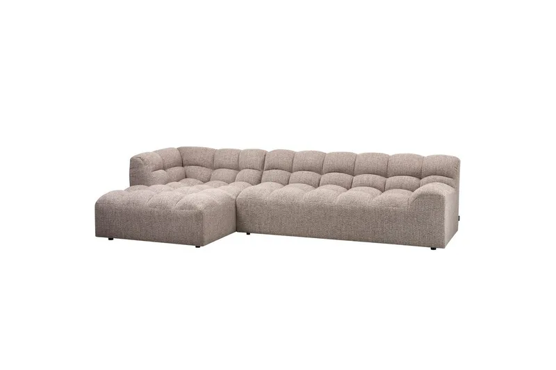 Lepotuoli Allure, Kudottu ruskea melange, Vasen