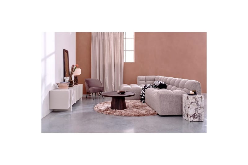 Lepotuoli Allure - Kudottu ruskea melange, Vasen - Huonekalut - Sohva - Kulmasohva