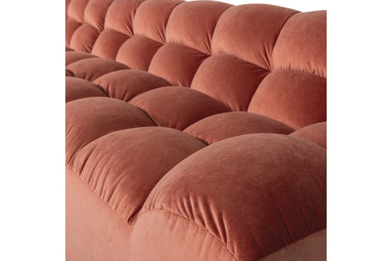 Lepotuoli Allure - Pesty samettinen vaaleanpunainen, Vasen - Huonekalut - Sohva - Kulmasohva