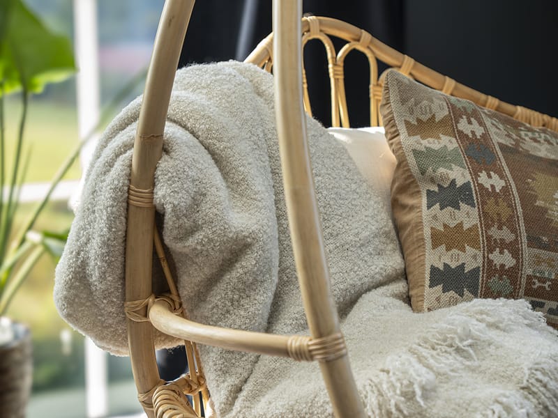 Lepotuoli Hillerstorp Alva - Luonnonvärinen - Puutarhakalusteet - Puutarhatuoli - Riipputuoli