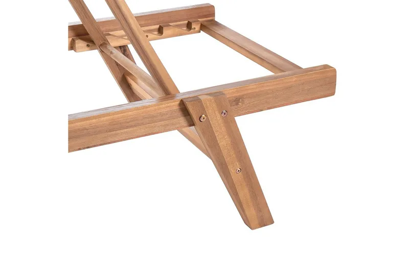 Lepotuoli Prossedi Beige/vaalea puu - Beige/vaalea puu - Puutarhakalusteet - Puutarhatuoli - Aurinkosänky & aurinkovaunu