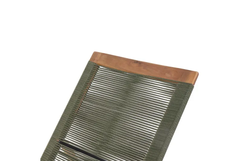 Lepotuoli Prossedi Vihreä/vaalea puu - Vihreä/vaalea puu - Puutarhakalusteet - Puutarhatuoli - Aurinkosänky & aurinkovaunu