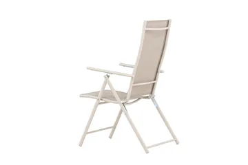 Levanzo Käsinojallinen tuoli Ulkokäyttöön - Beige - Puutarhakalusteet - Puutarhatuoli - Karmituoli ulos