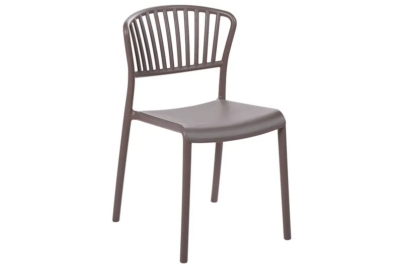 Leverano Ruokatuoli Ulkokäyttöön - Beige - Puutarhakalusteet - Puutarhatuoli - Karmituoli ulos