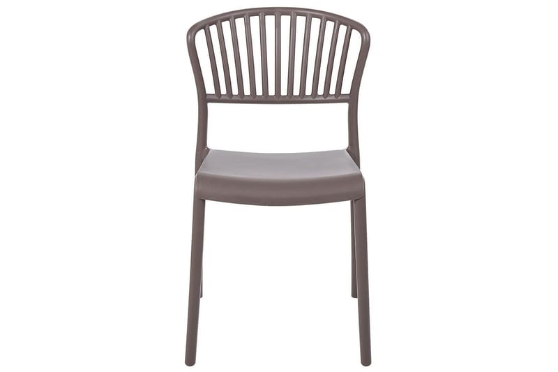 Leverano Ruokatuoli Ulkokäyttöön - Beige - Puutarhakalusteet - Puutarhatuoli - Karmituoli ulos