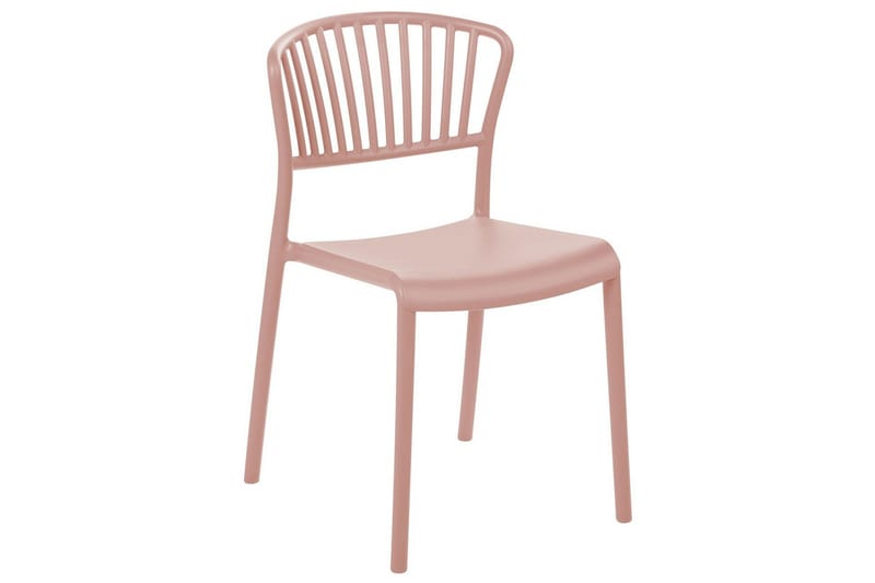Leverano Ruokatuoli Ulkokäyttöön, Vaaleanpunainen