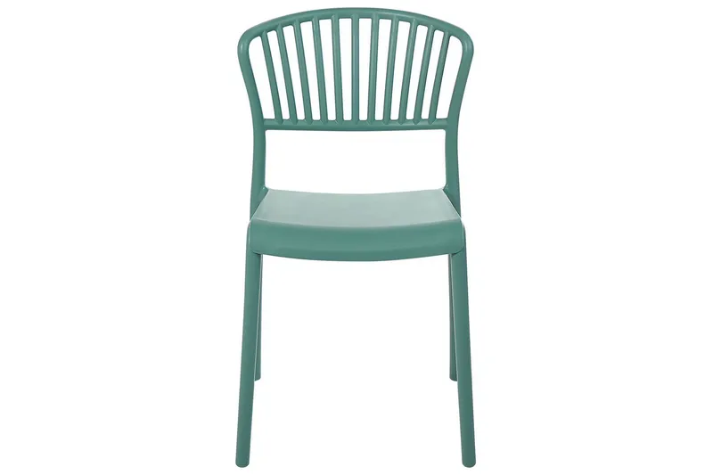 Leverano Ruokatuoli Ulkokäyttöön - Vihreä - Puutarhakalusteet - Puutarhatuoli - Karmituoli ulos