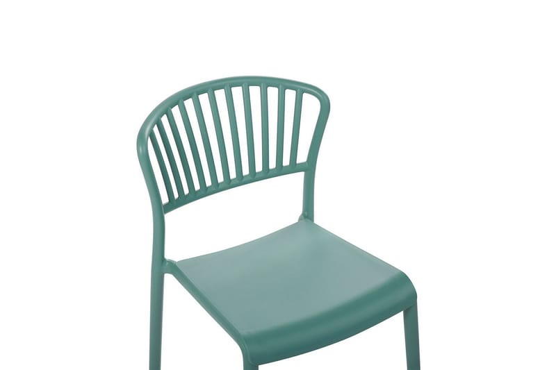 Leverano Ruokatuoli Ulkokäyttöön - Vihreä - Puutarhakalusteet - Puutarhatuoli - Karmituoli ulos