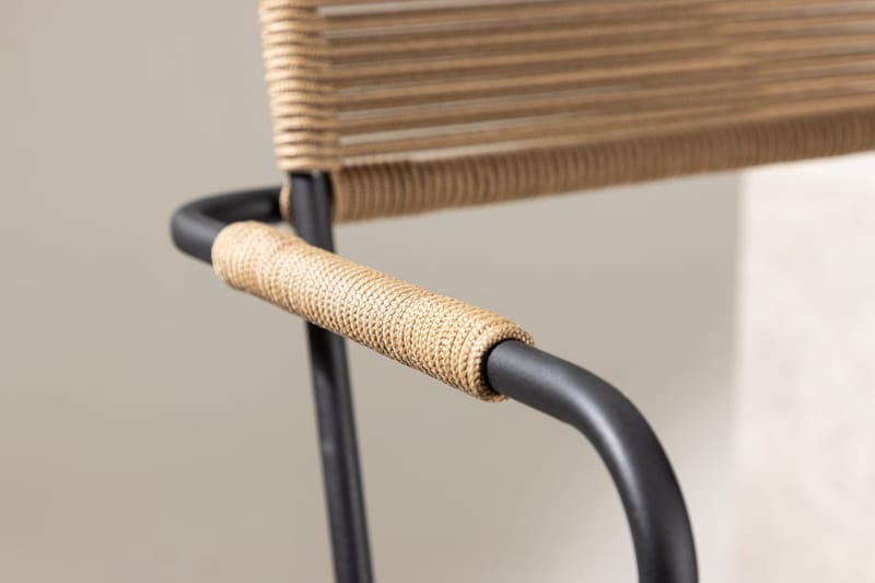 Lindos nojatuoli ulkokäyttöön - Ruskea - Puutarhakalusteet - Puutarhatuoli - Karmituoli ulos