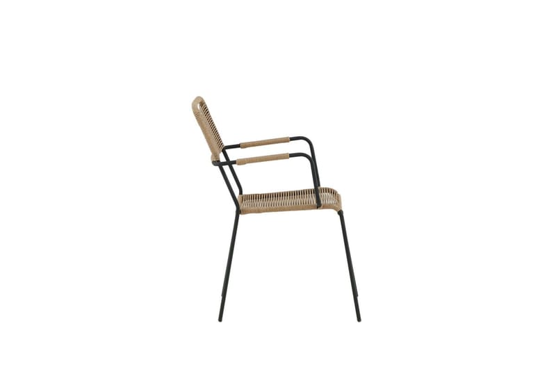 Lindos nojatuoli ulkokäyttöön - Ruskea - Puutarhakalusteet - Puutarhatuoli - Karmituoli ulos