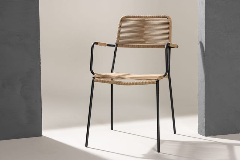 Lindos nojatuoli ulkokäyttöön, Ruskea